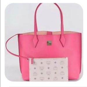 MCM HOT PINK TOTE BAG
